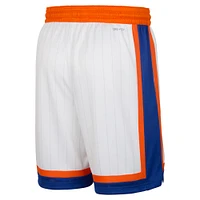 Men's Nike White New York Knicks 2024/25 City Edition Swingman Shorts