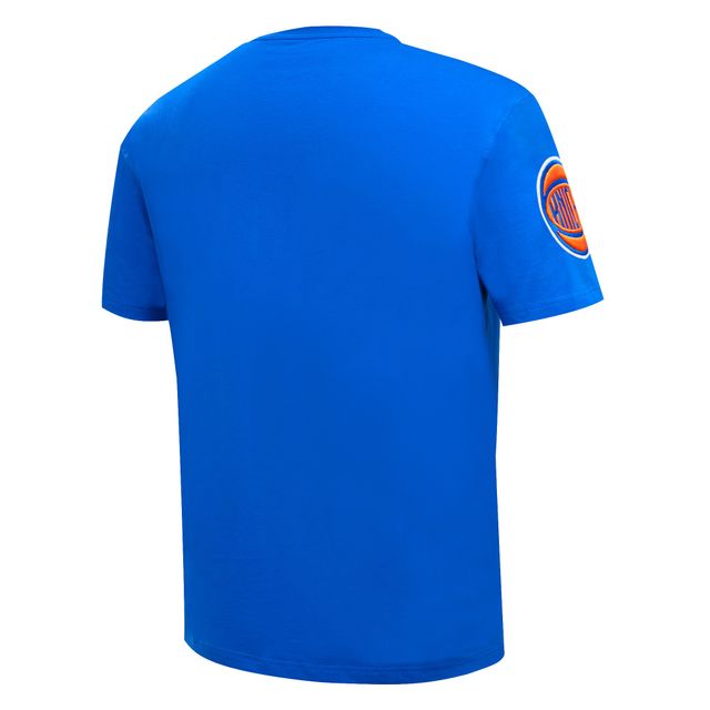 T-shirt Pro Standard bleu des New York Knicks en chenille pour homme