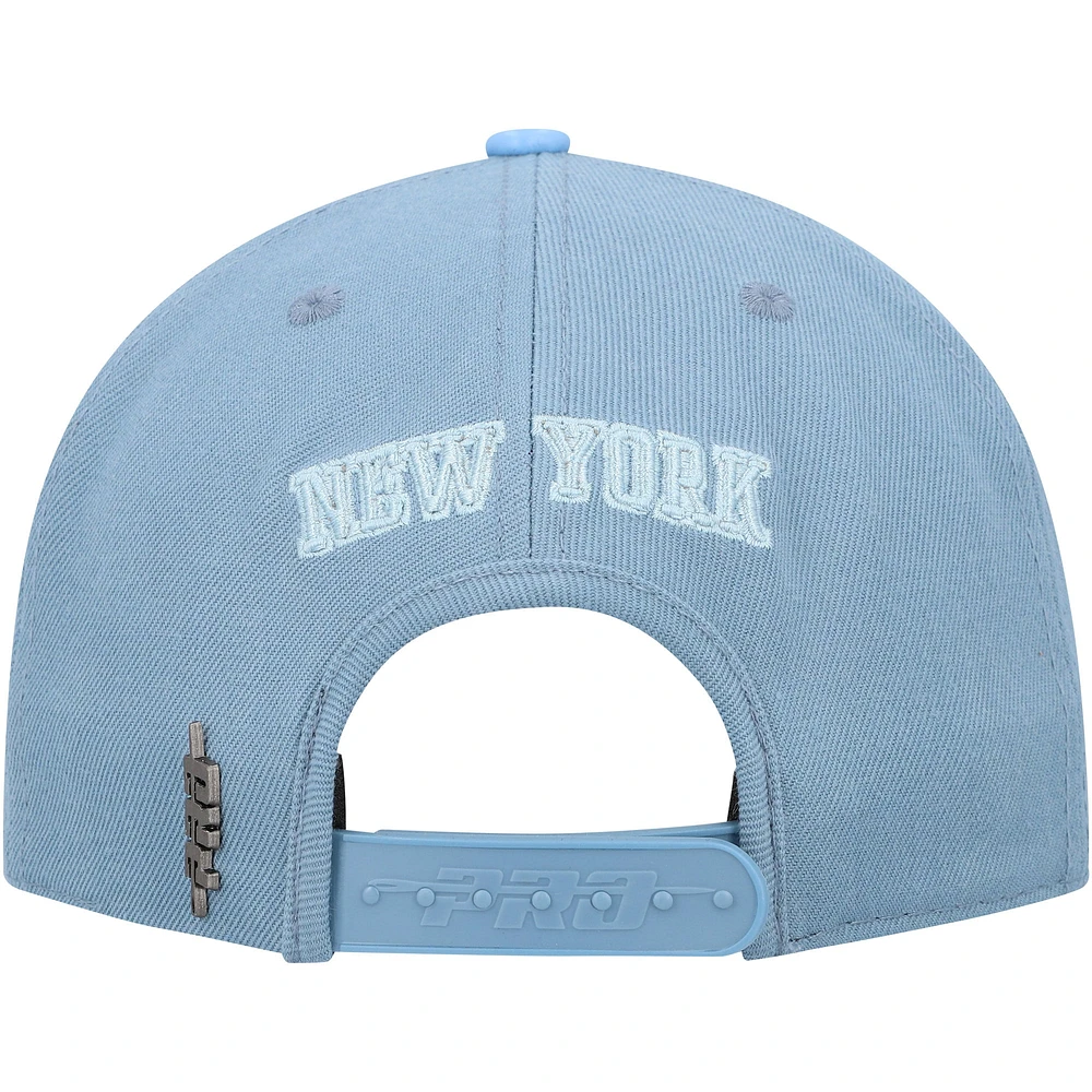 Men's Pro Standard Blue New York Knicks Tonal Snapback Hat