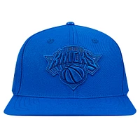 Men's Pro Standard Blue New York Knicks Triple Tonal Snapback Hat