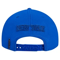 Men's Pro Standard Blue New York Knicks Triple Tonal Snapback Hat
