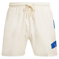 Men's Pro Standard Cream New York Knicks Triple Tonal Woven Shorts