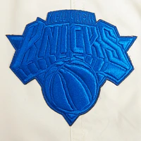 Men's Pro Standard Cream New York Knicks Triple Tonal Woven Shorts