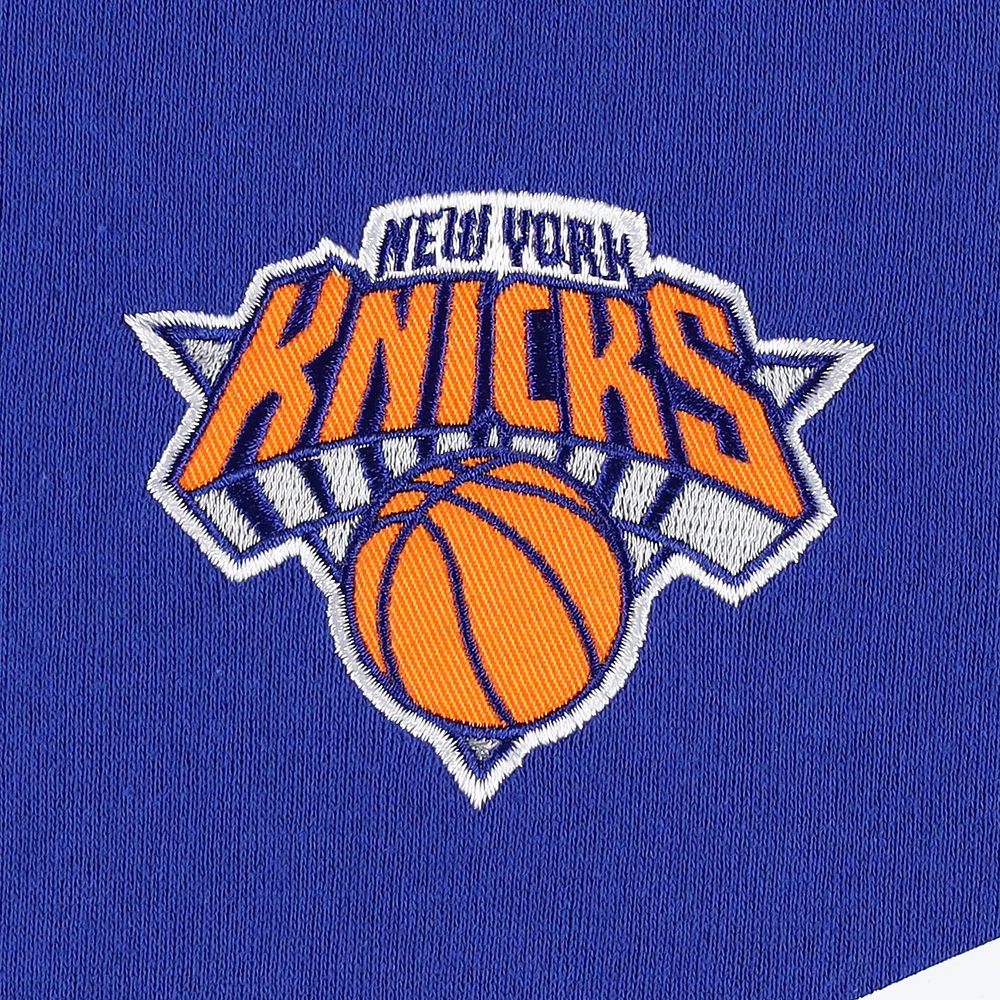 Men's Tommy Jeans Blue New York Knicks Bernard Half-Zip Hoodie