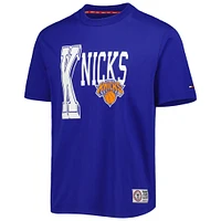 T-shirt Tommy Jeans pour homme des New York Knicks Mel Varsity bleu