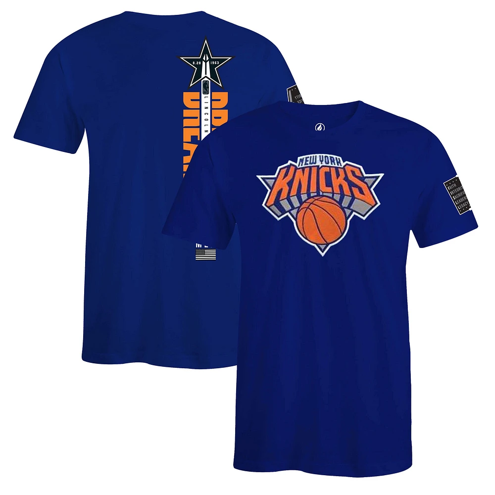 Unisex FISLL x Black History Collection  Royal New York Knicks T-Shirt