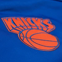 Unisex Mitchell & Ness Blue New York Knicks Vintage Team Origins Satin Full-Snap Jacket