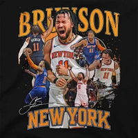 Unisex Stadium Essentials Jalen Brunson Black New York Knicks Player Crossroads T-Shirt