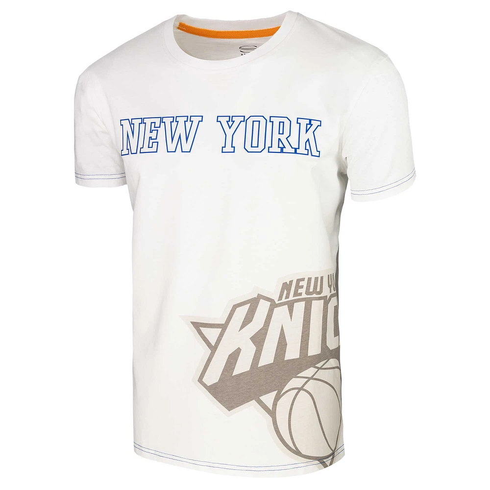 Unisex Stadium Essentials White New York Knicks Scoreboard T-Shirt