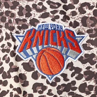 G-III Sports by Carl Banks Leopard New York Knicks Gabriella Windbreaker Half-Zip Hoodie