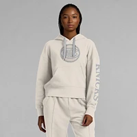 Women's Fanatics Cream New York Knicks Elements Next Pullover Hoodie