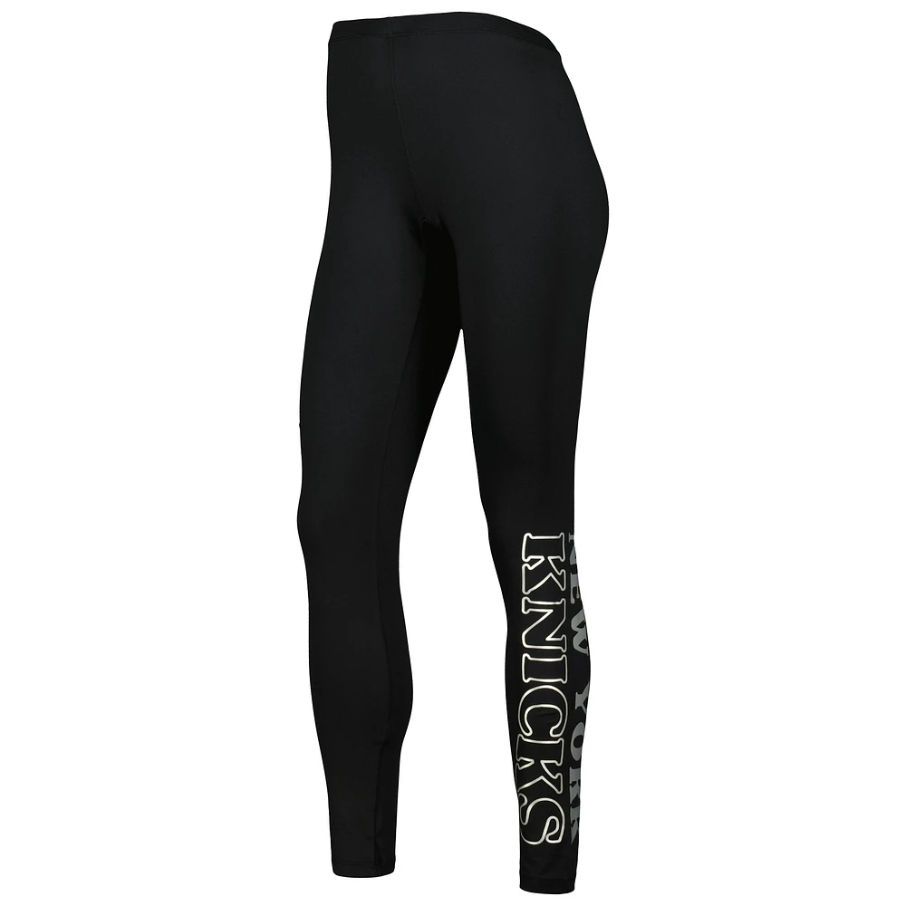 Legging pour femme G-III 4Her by Carl Banks Noir New York Knicks Stadium