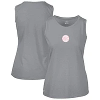 Women's Levelwear  Gray New York Knicks Mother's Day Macy Core Logo Tank Top