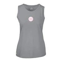 Women's Levelwear  Gray New York Knicks Mother's Day Macy Core Logo Tank Top