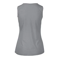 Women's Levelwear  Gray New York Knicks Mother's Day Macy Core Logo Tank Top