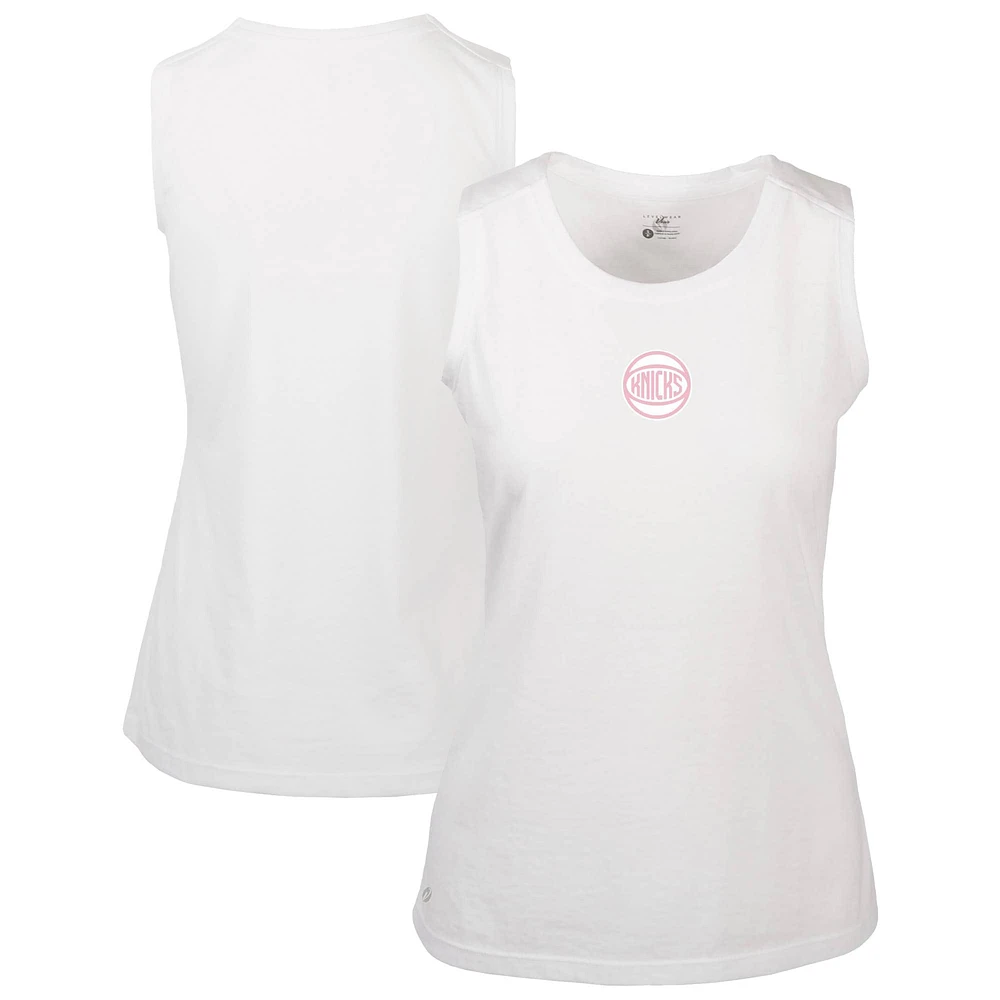 Women's Levelwear New York Knicks Mother's Day Macy Core Logo Tank Top