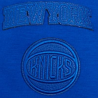 Women's Pro Standard Blue New York Knicks Triple Tonal Full-Zip Hoodie