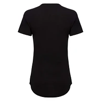 Women's Sportiqe Black New York Knicks Phoebe Super Soft Tri-Blend T-Shirt