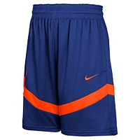 Short d'entraînement en maille Nike bleu New York Knicks pour jeunes