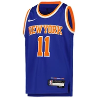 Youth Nike Jalen Brunson Blue New York Knicks Swingman Jersey - Icon Edition