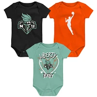 Ensemble de 3 lits superposés New York Liberty Slide Home pour nouveau-né Outerstuff
