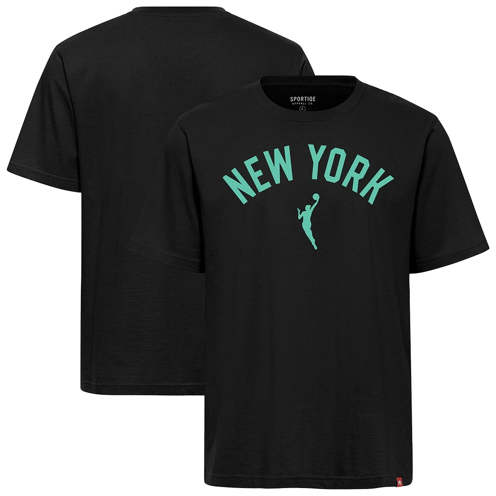 Unisex Sportiqe  Black New York Liberty Duke Premium T-Shirt