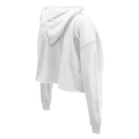 Women's Stadium Essentials White New York Liberty Ice Cream Drip Cropped Pullover Hoodie