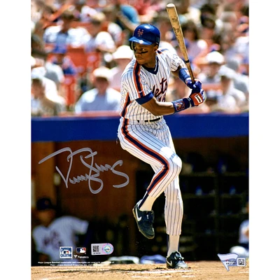 Darryl Strawberry New York Mets Autographed 8" x 10" Slugging Photograph