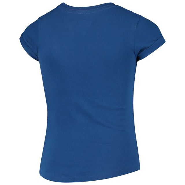 T-shirt à sequins Flip New Era Royal York Mets pour filles