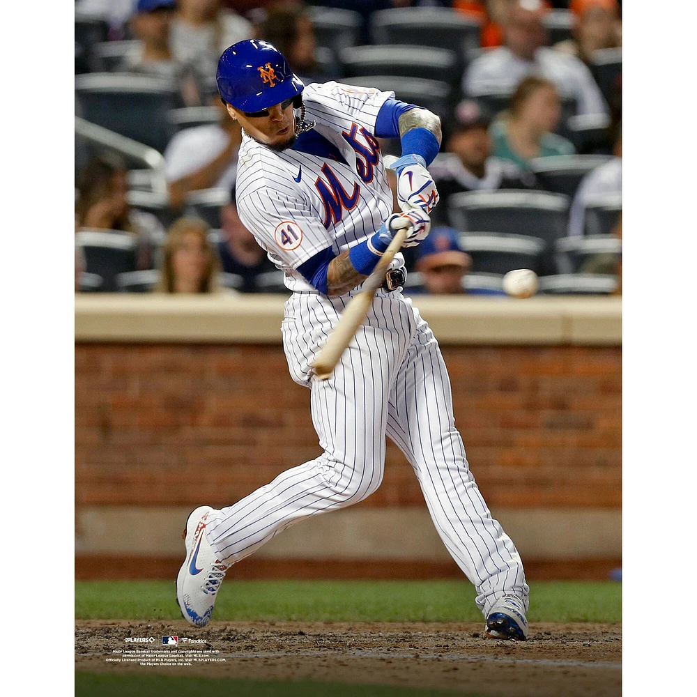 Javier Baez New York Mets Unsigned Debut Home Run Photograph