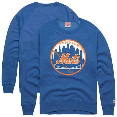 Sweat-shirt rétro Tri-Blend pour homme Homage Royal New York Mets