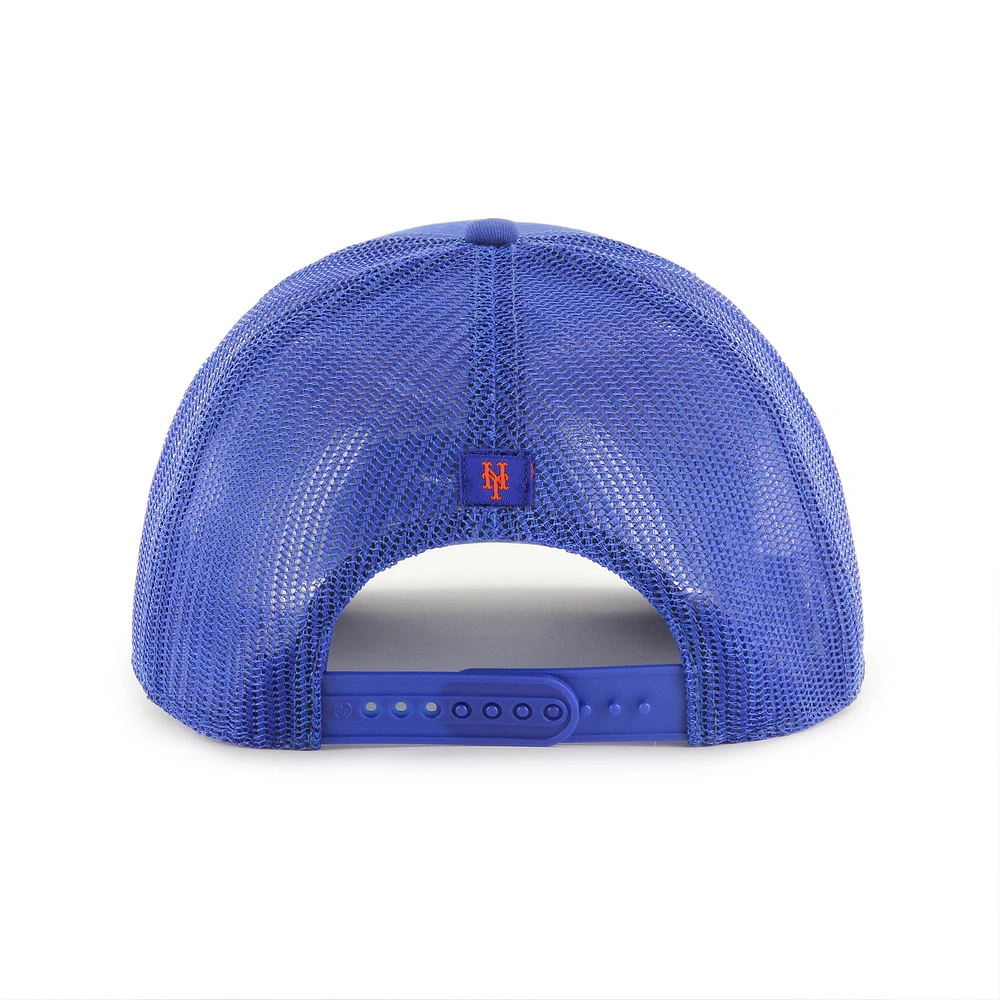 Men's '47 Royal New York Mets Garner Trucker Adjustable Hat