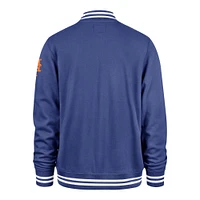 Men's '47 Royal New York Mets Wax Pack Pro Camden Full-Zip Track Jacket