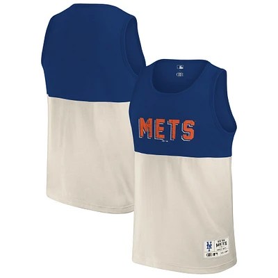 Débardeur color block de la collection Darius Rucker par Fanatics Royal New York Mets pour hommes