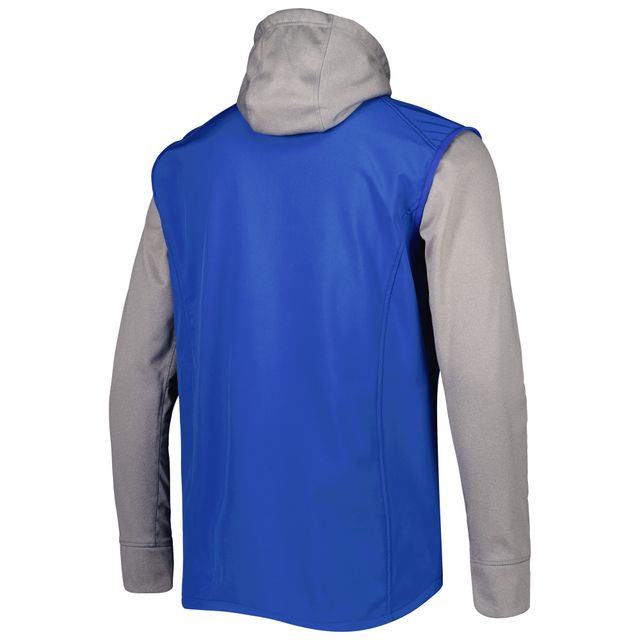 Veste Dunbrooke Royal/Heather Grey New York Mets Alpha Full-Zip pour homme