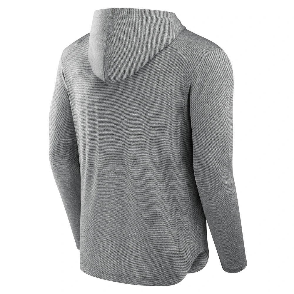 Men's Fanatics Black New York Mets Front Office Tech Lightweight Hoodie T-Shirt