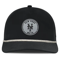 Men's Fanatics Black New York Mets Signature A-Frame Adjustable Hat