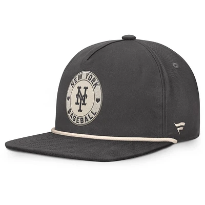 Casquette ajustable pour homme Fanatics Charcoal New York Mets Closer