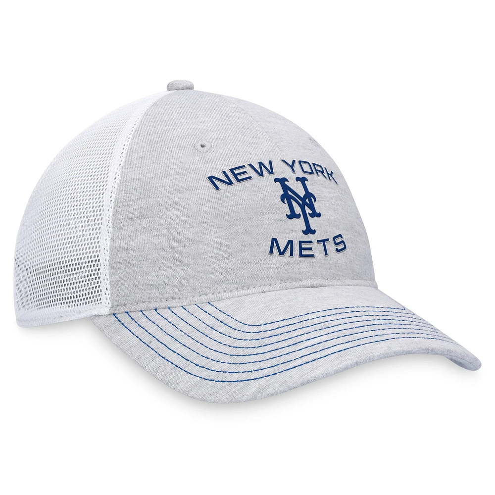 Men's Fanatics Gray New York Mets Trucker Adjustable Hat