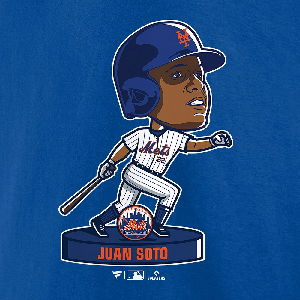 Men's  Fanatics Juan Soto Royal New York Mets Bobblehead T-Shirt