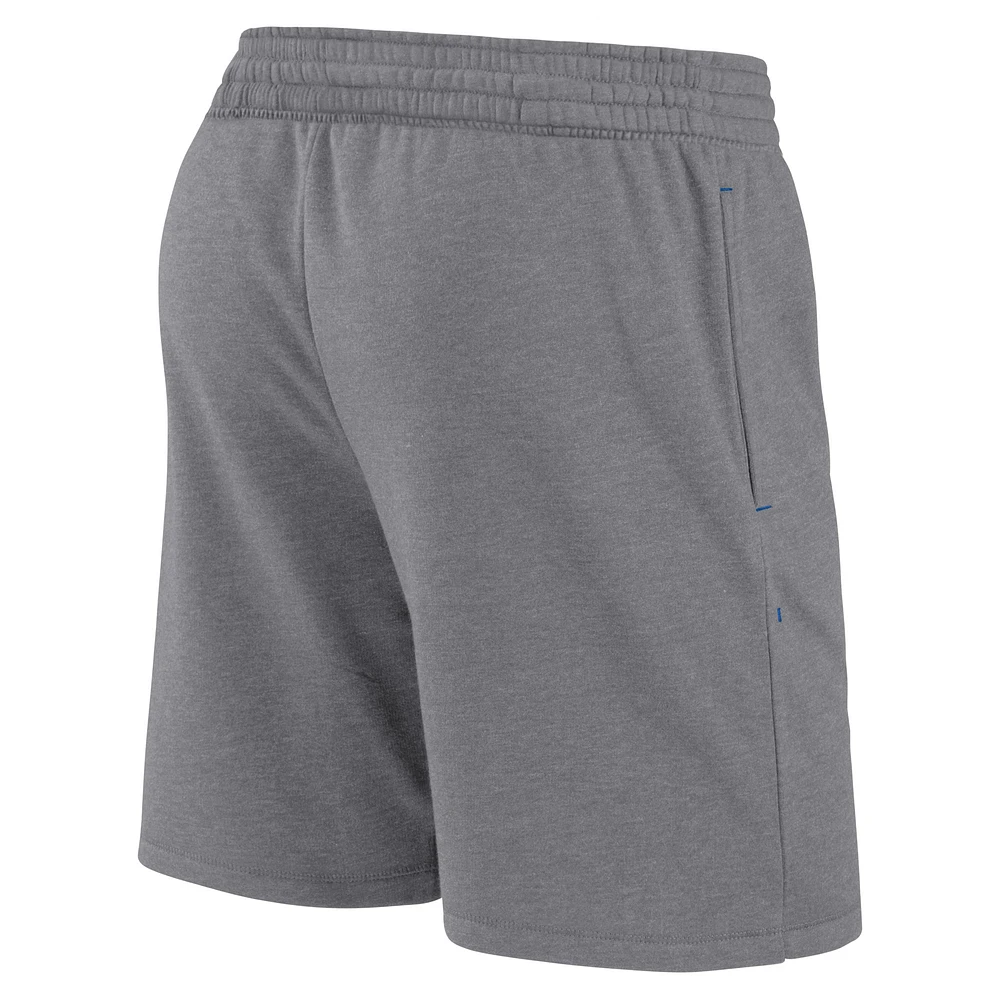 Men's Fanatics Royal/Heather Gray New York Mets Arch T-Shirt & Shorts Combo Set