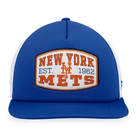 Men's Fanatics  Royal New York Mets Foam Front Patch Trucker Snapback Hat