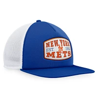 Men's Fanatics  Royal New York Mets Foam Front Patch Trucker Snapback Hat