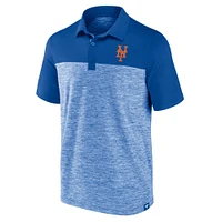 Men's Fanatics Royal New York Mets Iconic Omni Brushed Space-Dye Polo
