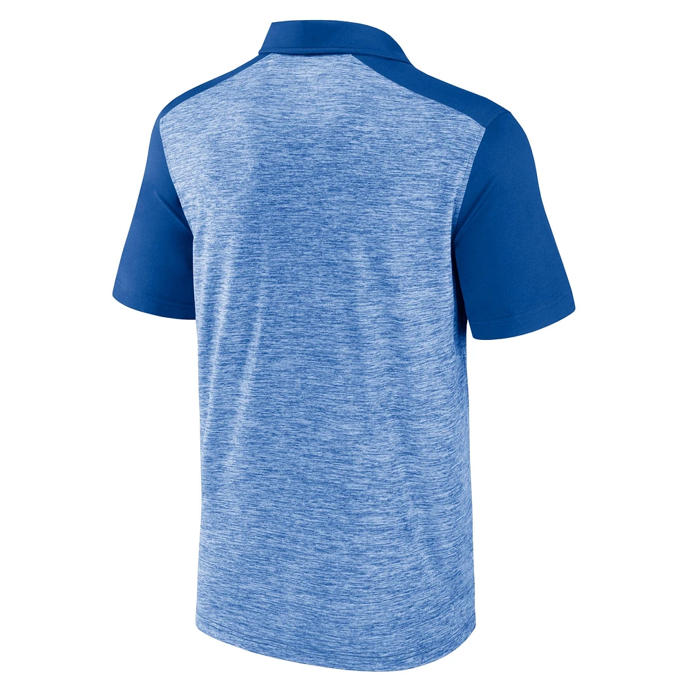 Men's Fanatics Royal New York Mets Iconic Omni Brushed Space-Dye Polo