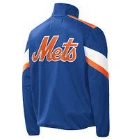 Men's G-III Sports by Carl Banks Royal New York Mets Earned Run Full-Zip Jacket