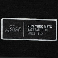 Men's Levelwear Black New York Mets Sector Raglan Polo