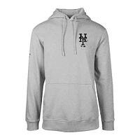 Men's Levelwear  Gray New York Mets Podium Digital Camo Pullover Hoodie