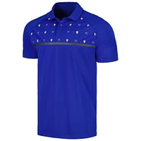 Men's Levelwear Royal New York Mets Sector Batter Up Raglan Polo