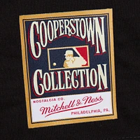 Men's Mitchell & Ness Mike Piazza Black New York Mets Cooperstown Collection Player T-Shirt